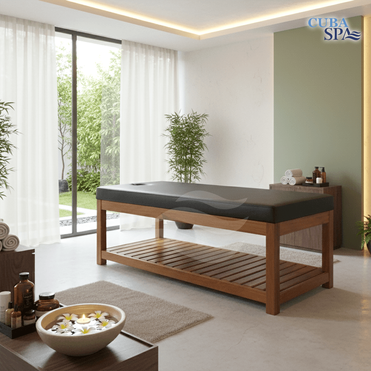 Camilla de Masaje 190x80 Minimalista | Madera Huayruro