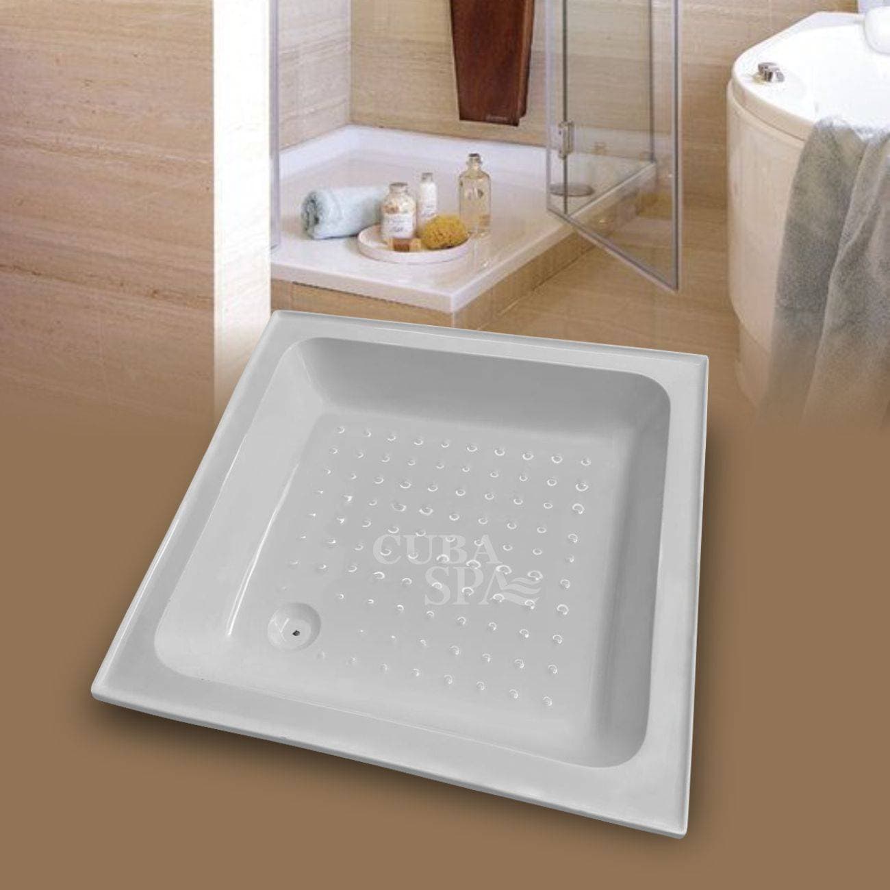 Poza de ducha 79.5*79.5*15 cm – para empotrar