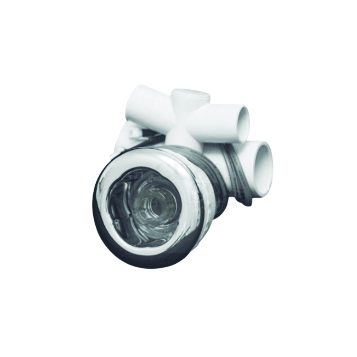 Jet hidro LEDS automatico en abs cromado — imagen 1