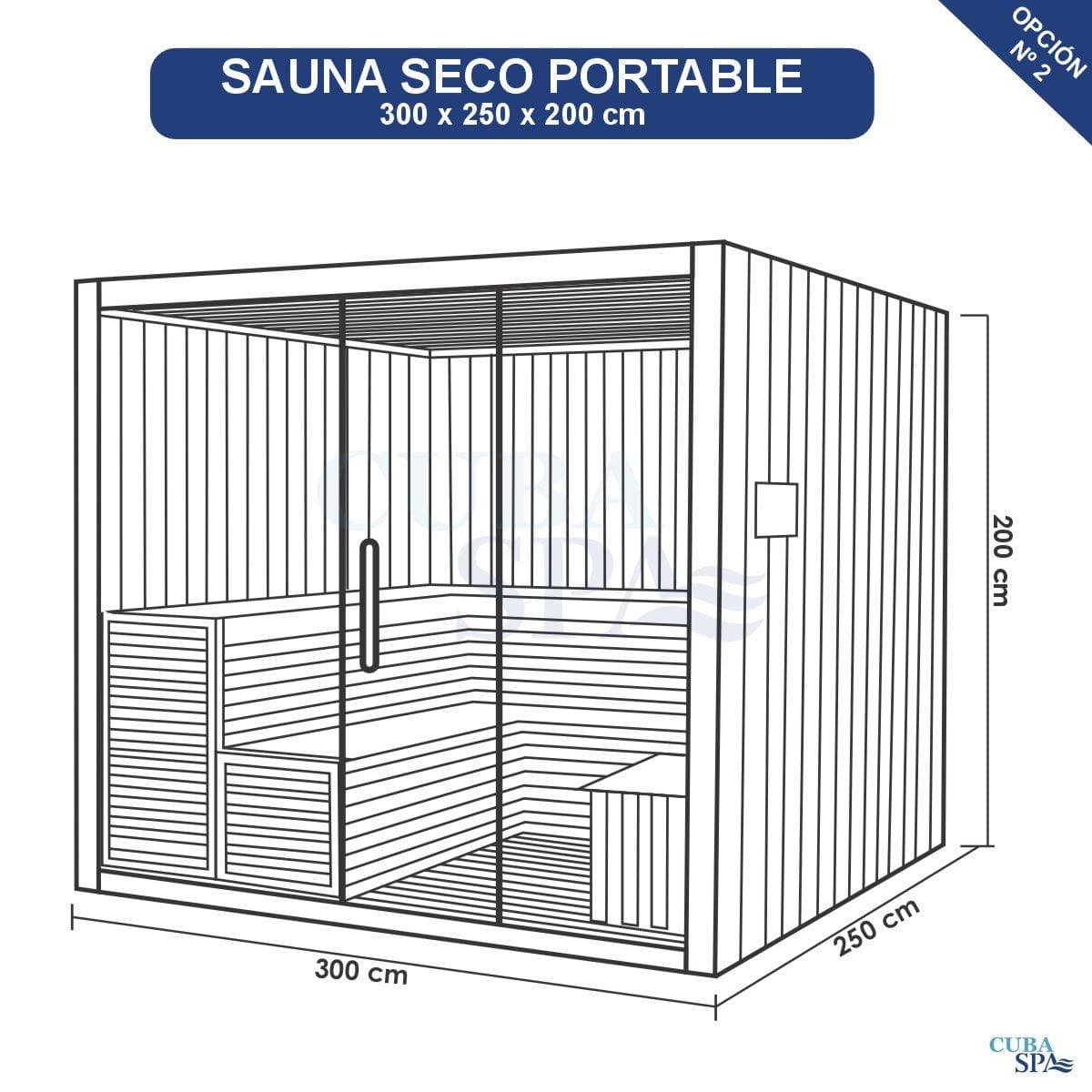 Sauna seco portable YD-8159 — imagen 8