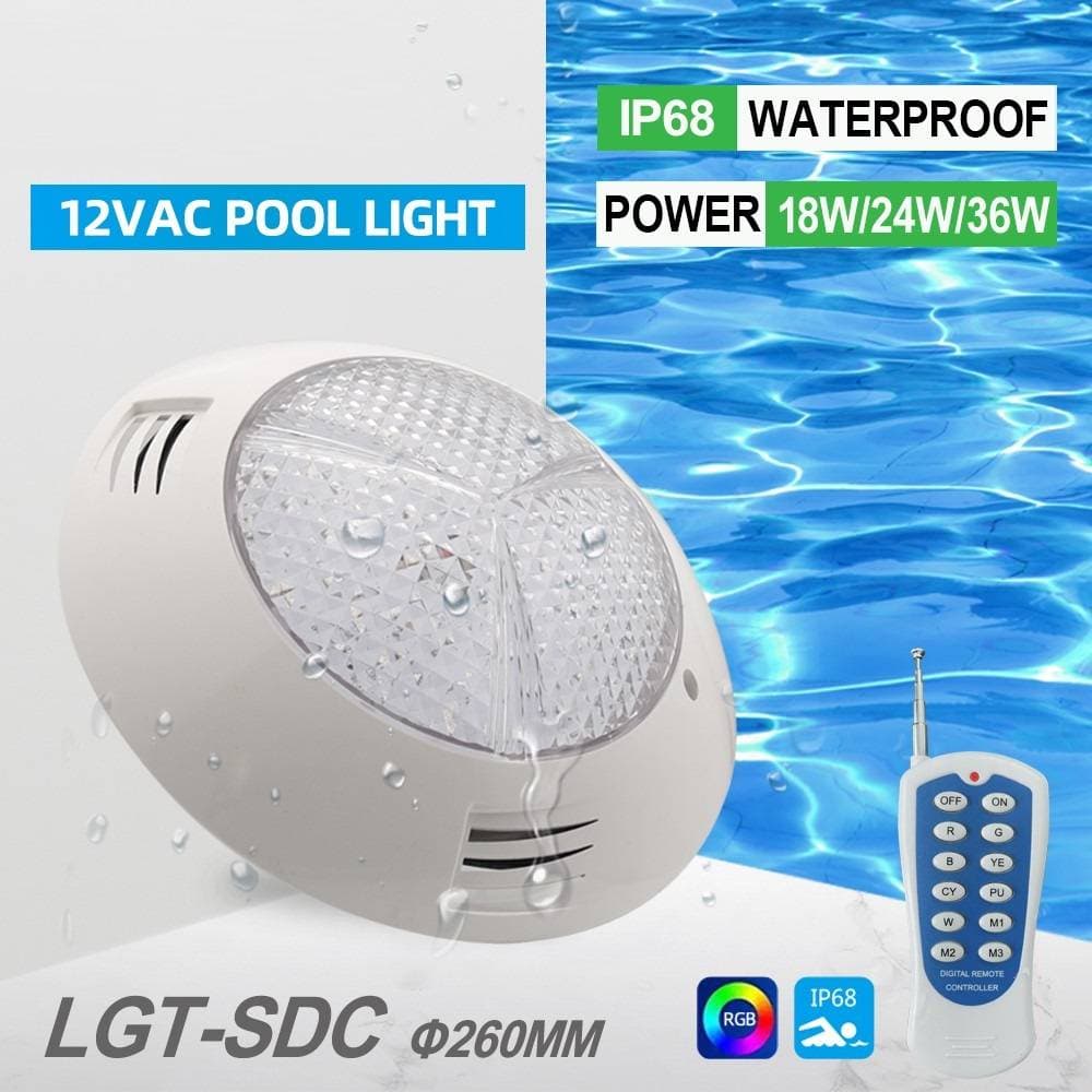 Reflector para Piscina a control remoto de 20w RGB Ø 260 mm — imagen 1