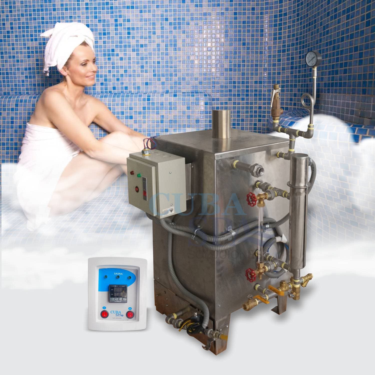 Generador de vapor a gas GLP o GNV 100,000 BTU — imagen 1