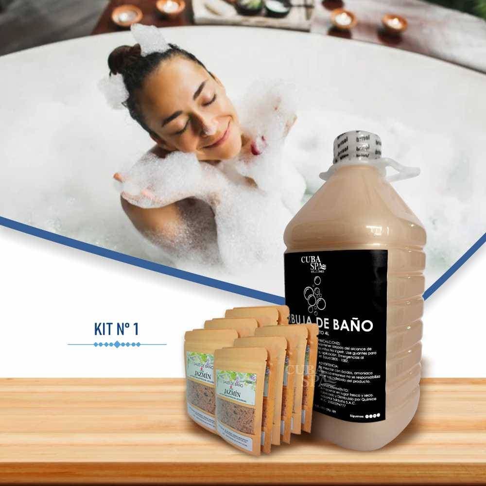 KIT N°1 (BURBUJA + 12 UNID SAL DE BAÑO) — imagen 1