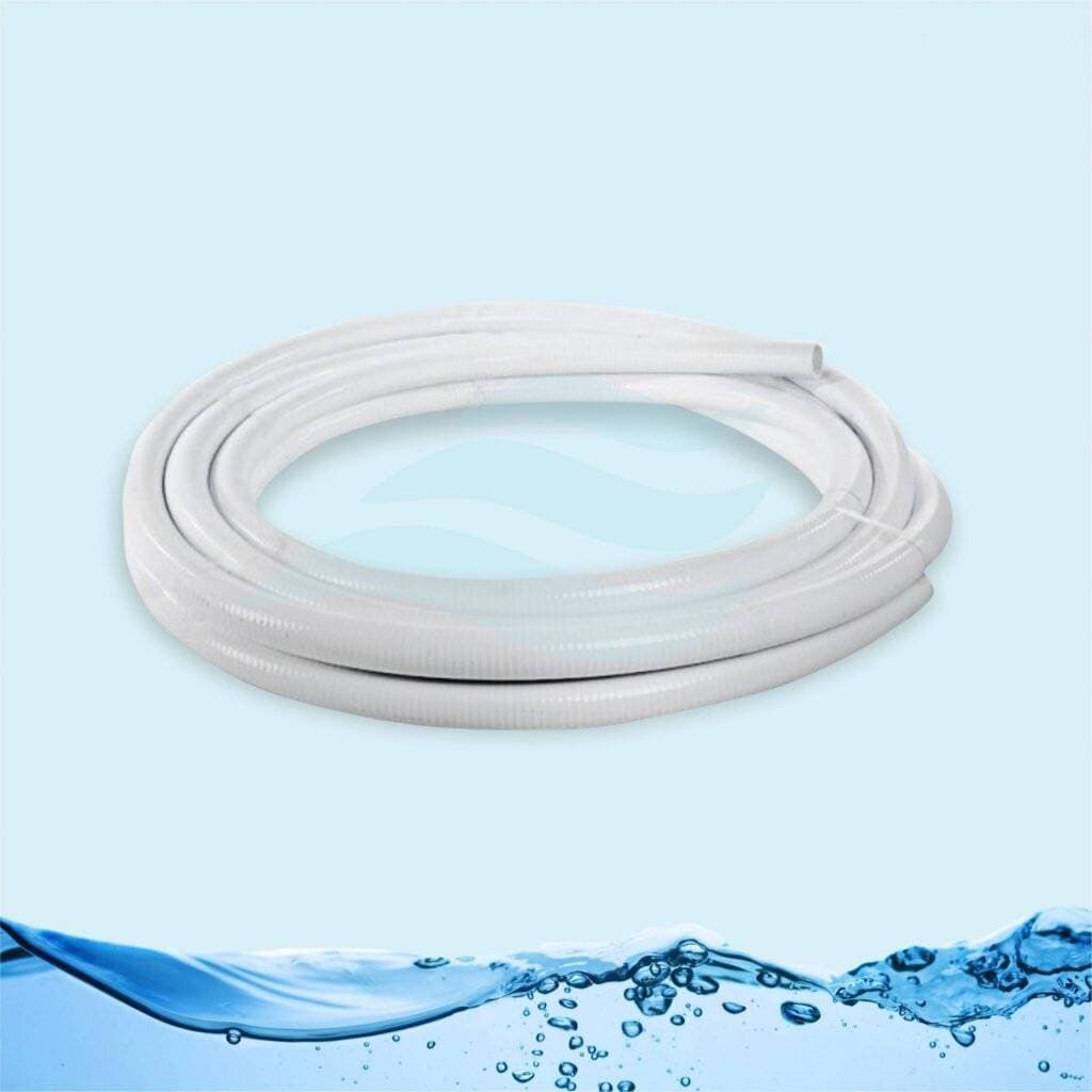 MANGUERA FLEXIBLE BLANCO 1/2" PARA TINA x m — imagen 1