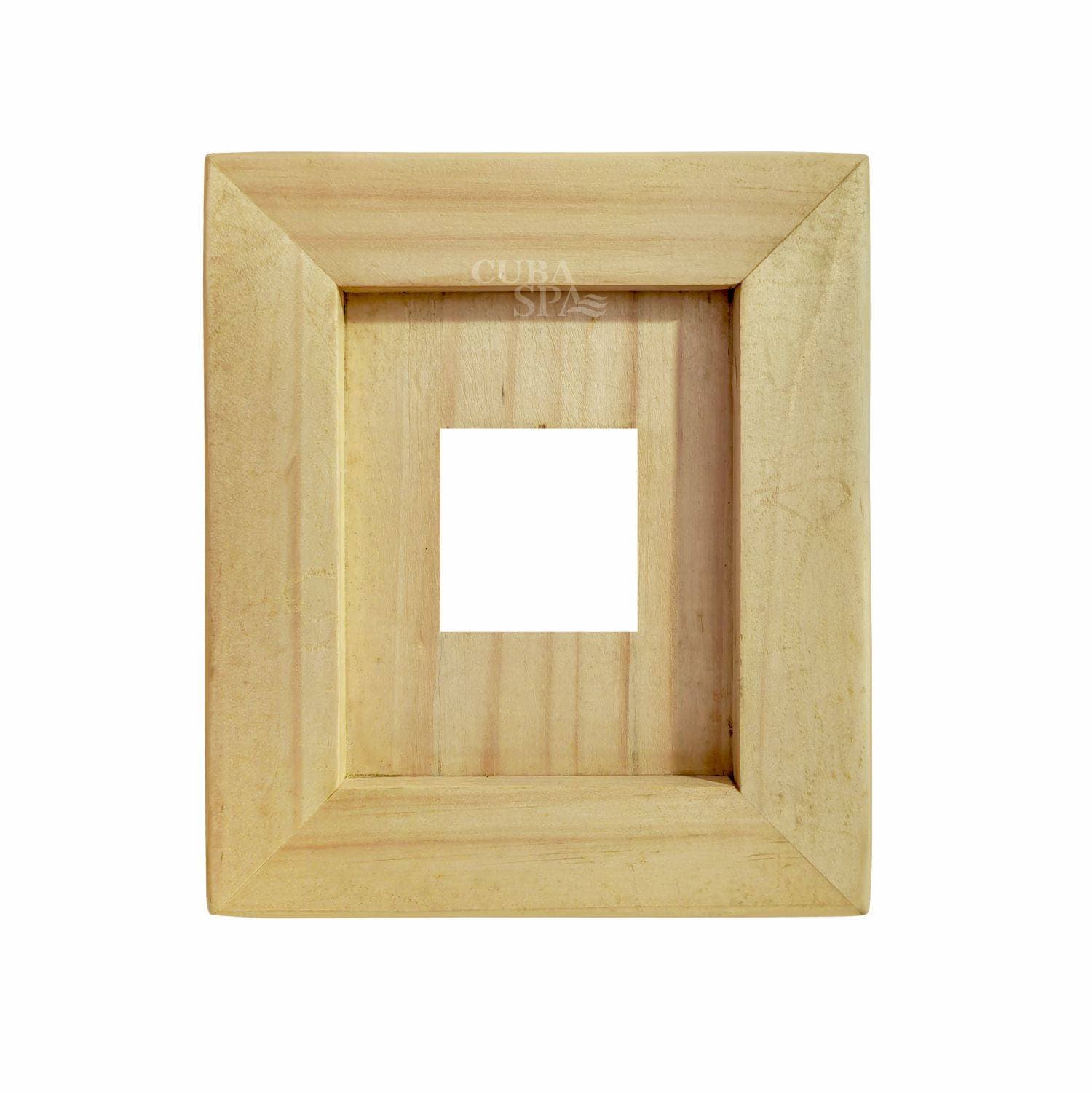 Marco de Madera Pino para Tablero de Sauna — imagen 1