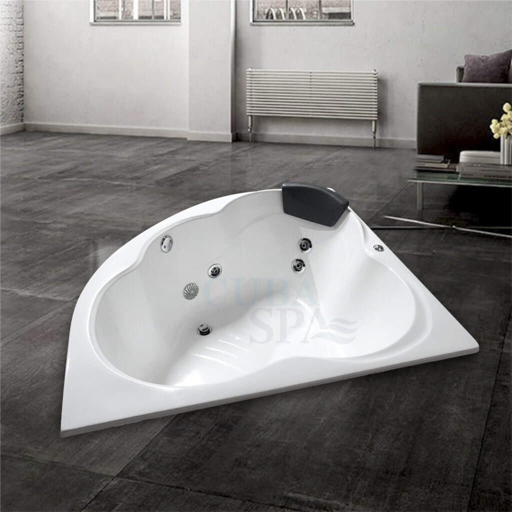 Tina Hidromasaje Esquinero - CORIAN 130*130