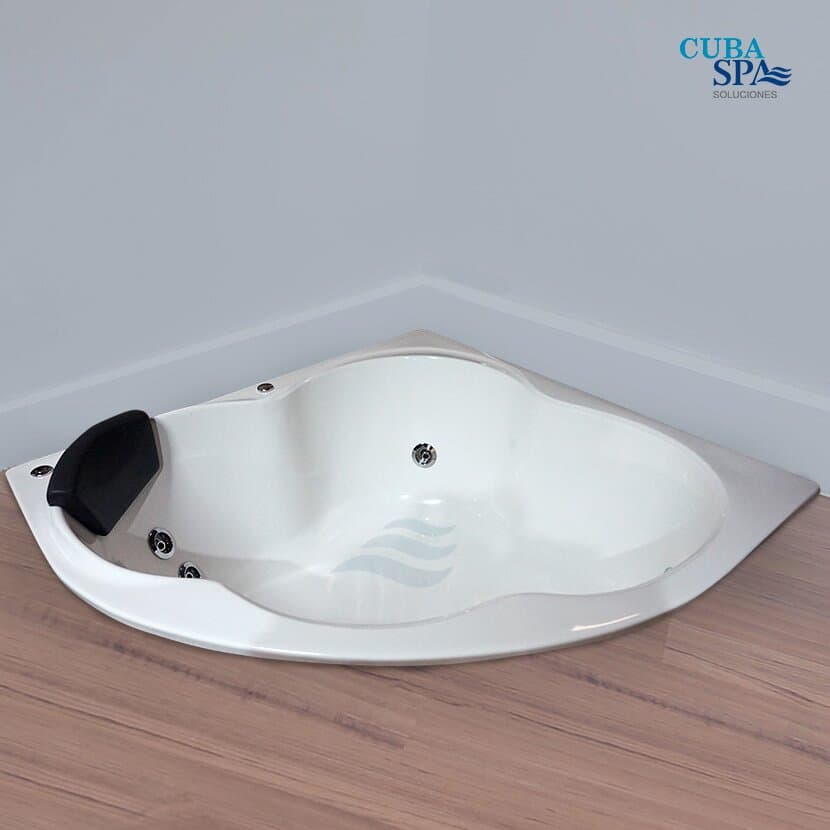 Tina Hidromasaje Esquinero - CORIAN 130*130