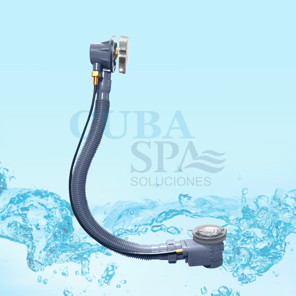 Desagüe Automático Premium Tina ABS Cromado/Bronce (65cm)