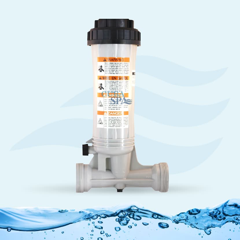 A01505 Clorinador en linea de 12 tabletas de 3"