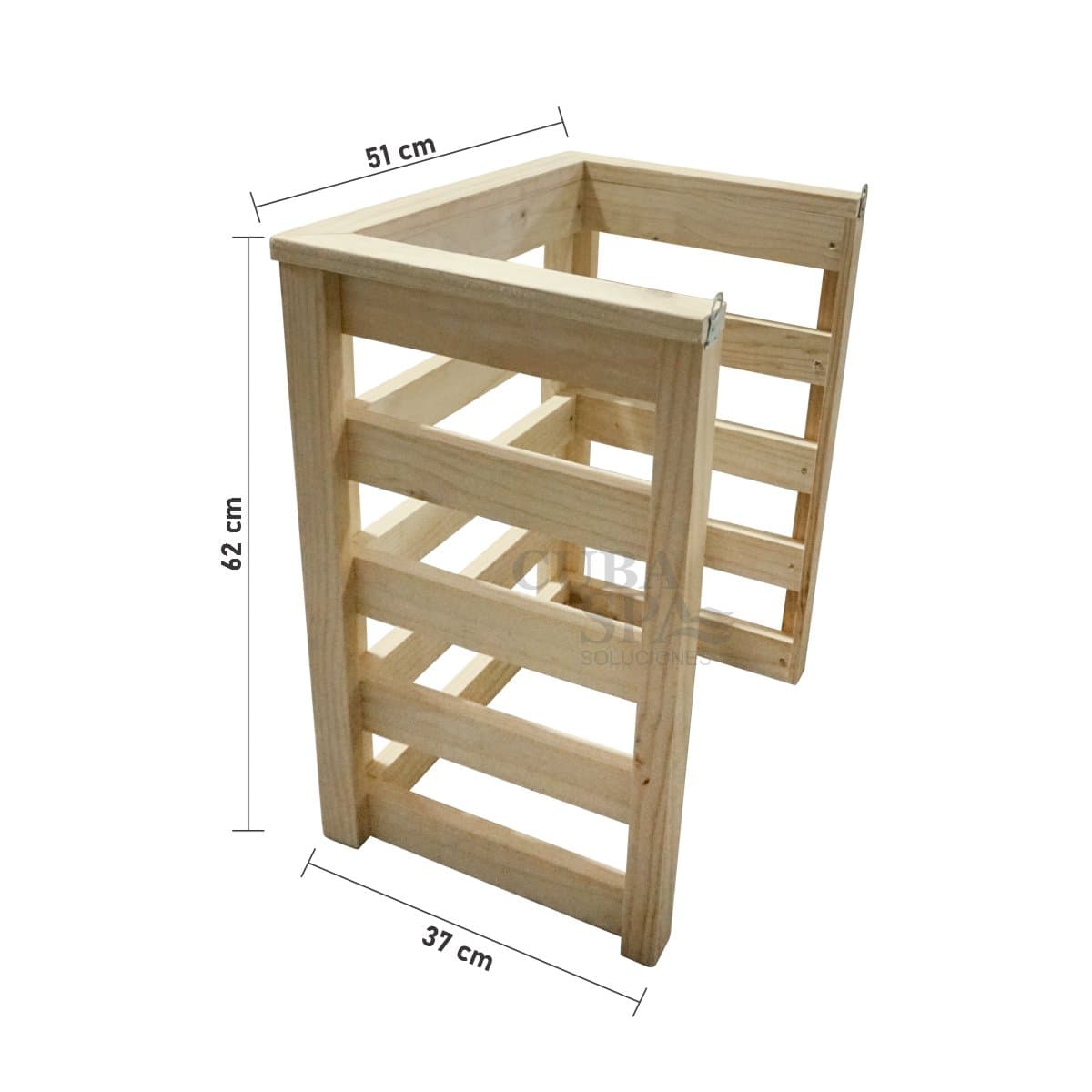 Protector de madera para calefactor
