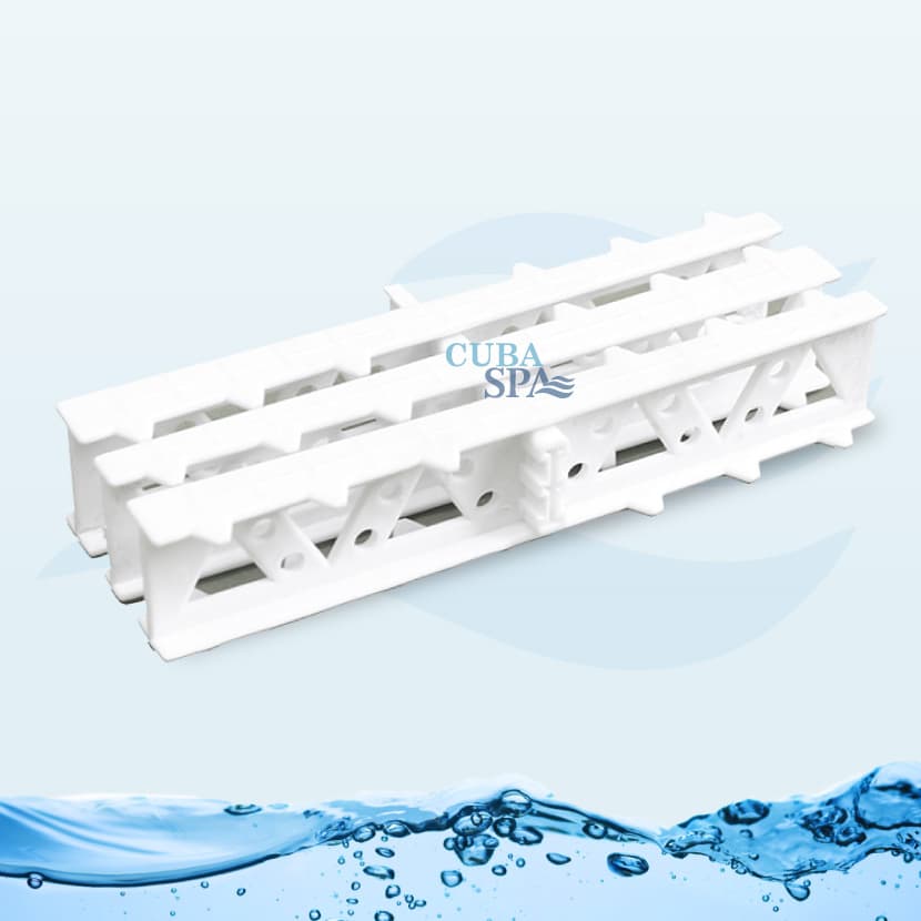 Rejilla perimetral para canaleta (1m. lineal) 245 mm H35 mm -Aquant