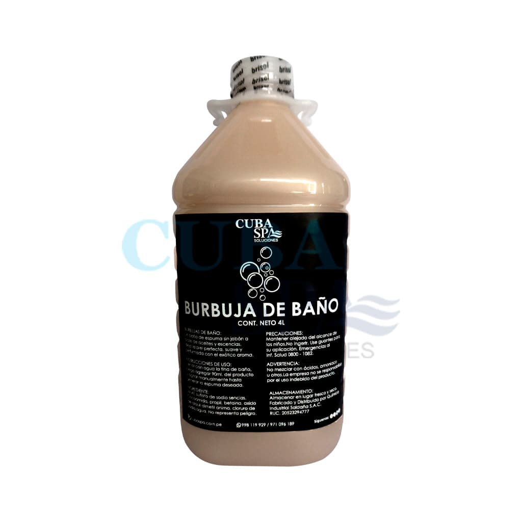 BURBUJAS DE BAÑO 5L COCO
