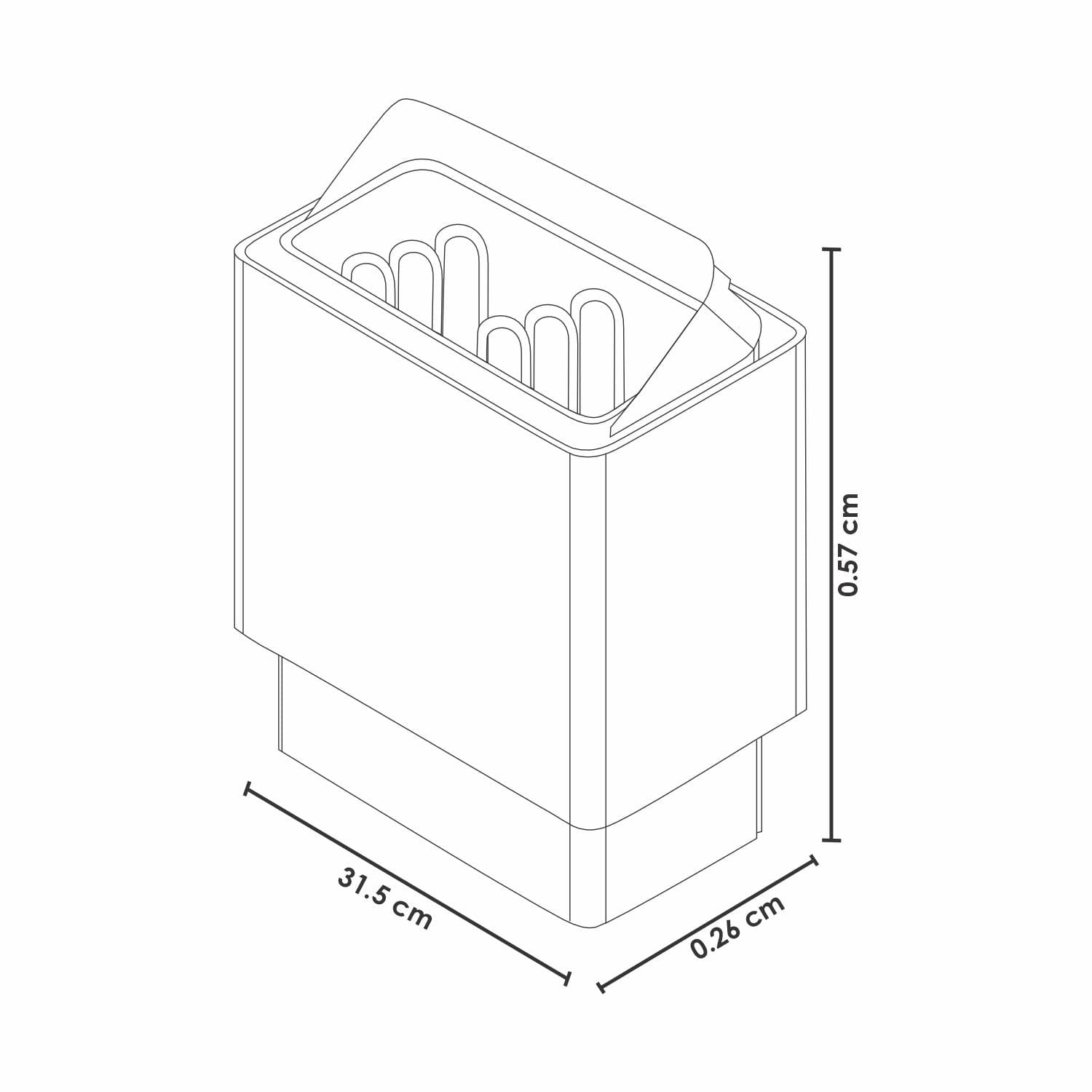 Calefactor Eléctrico de 6kw para sauna seco