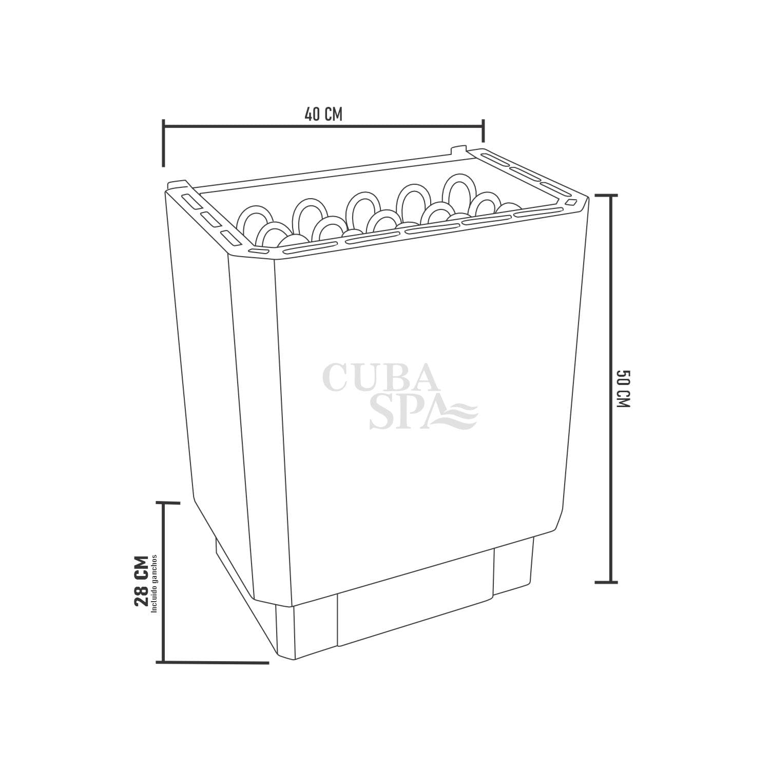 Calefactor Eléctrico Importado 9Kw con control - Steamtec