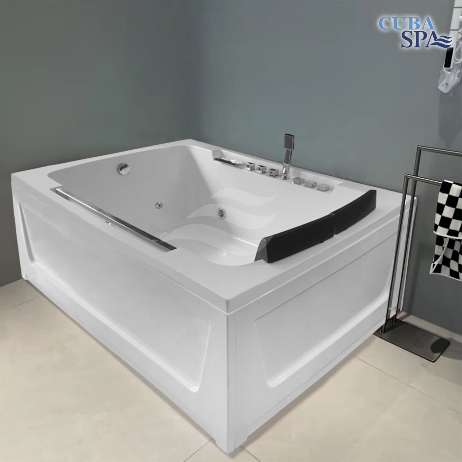 Tina Hidromasaje Rectangular - ASTURIA 169x119x0.65