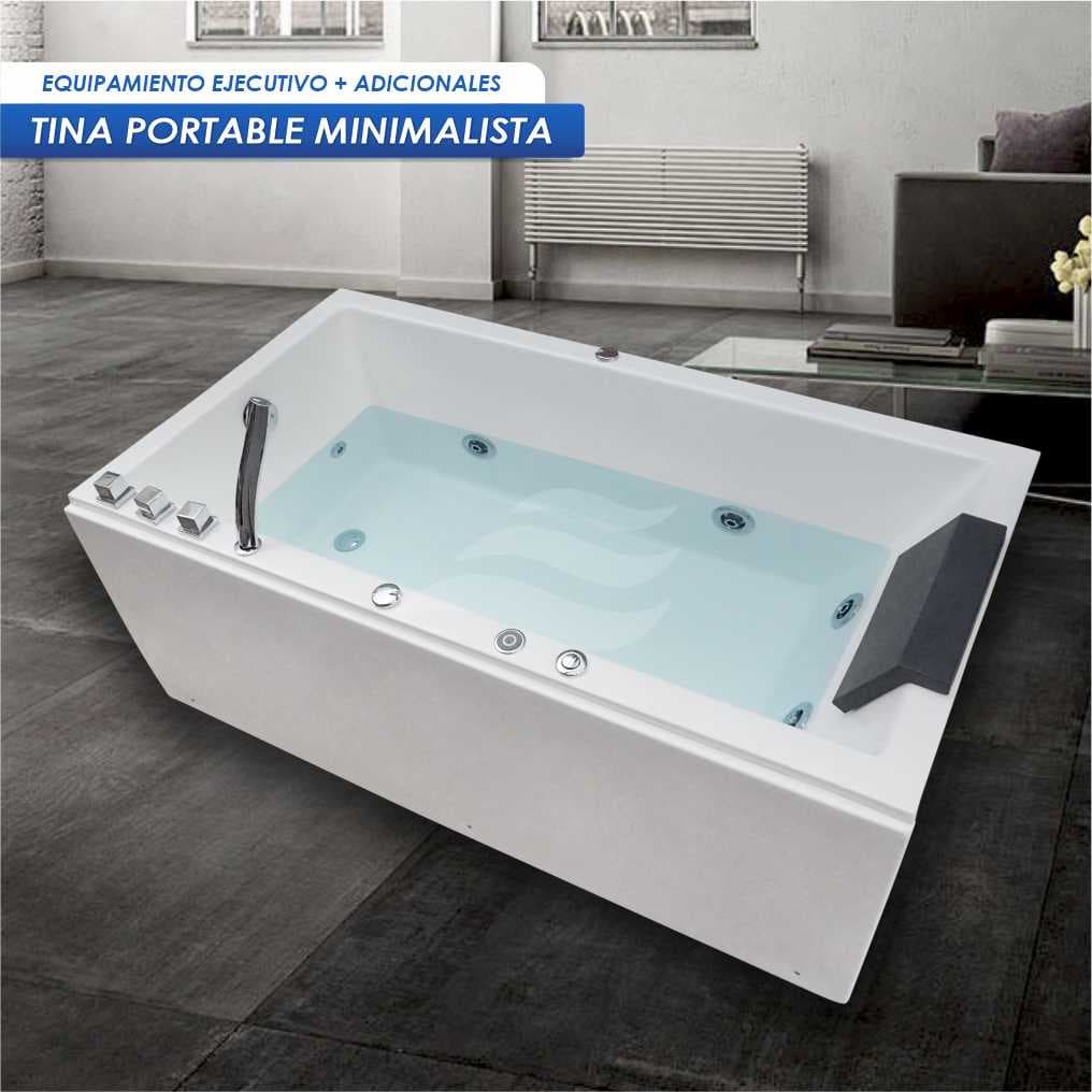 Tina Hidromasaje Rectangular - MINIMALISTA V 1.60*0.80
