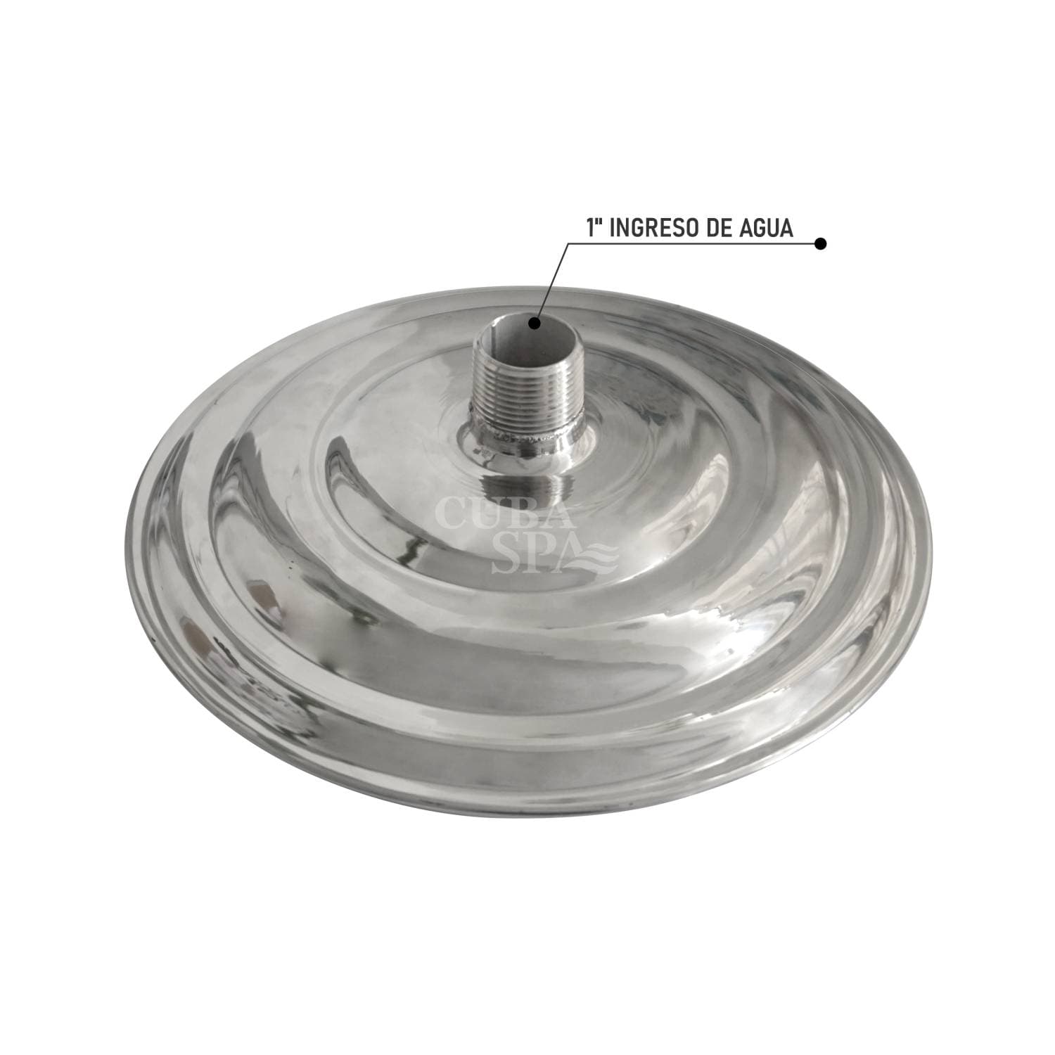 PLATO DE DUCHA ESPAÑOLA DE 1" INOX