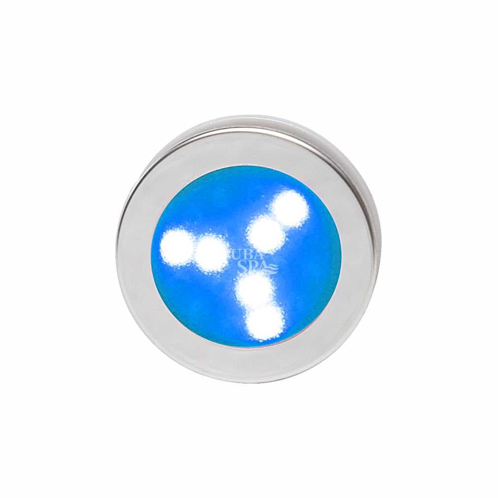 LUZ LED WATERPROOF EN ALUMINIO BRILLANTE 60 MM CODIG. 03130460009