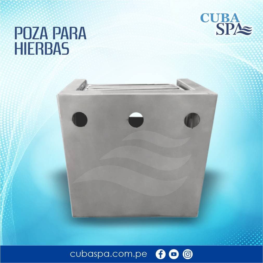 Dispensador de hierbas rectangular 30cm L 30 cm H y 18CM