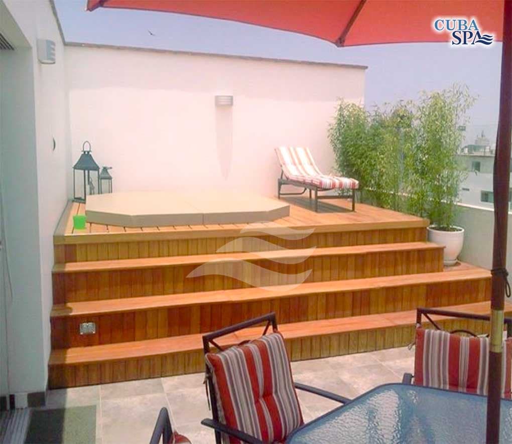 Decks de Madera Cuadradas