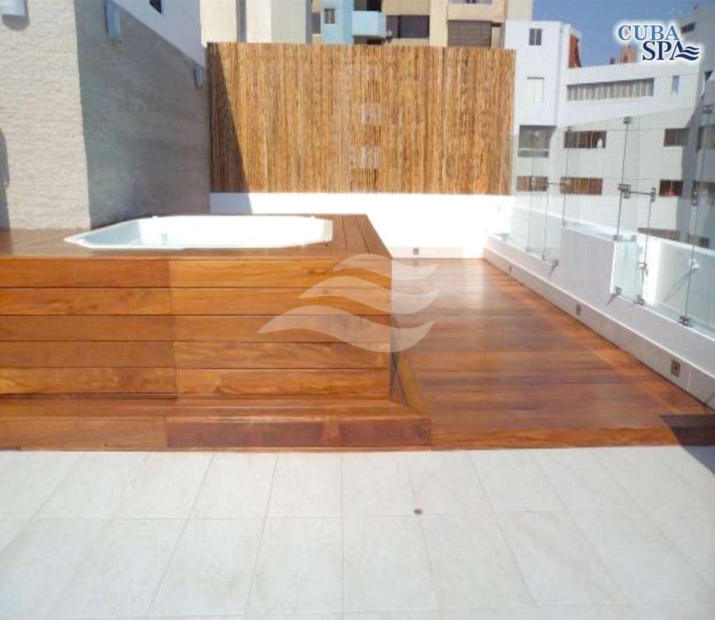 Decks de Madera Cuadradas