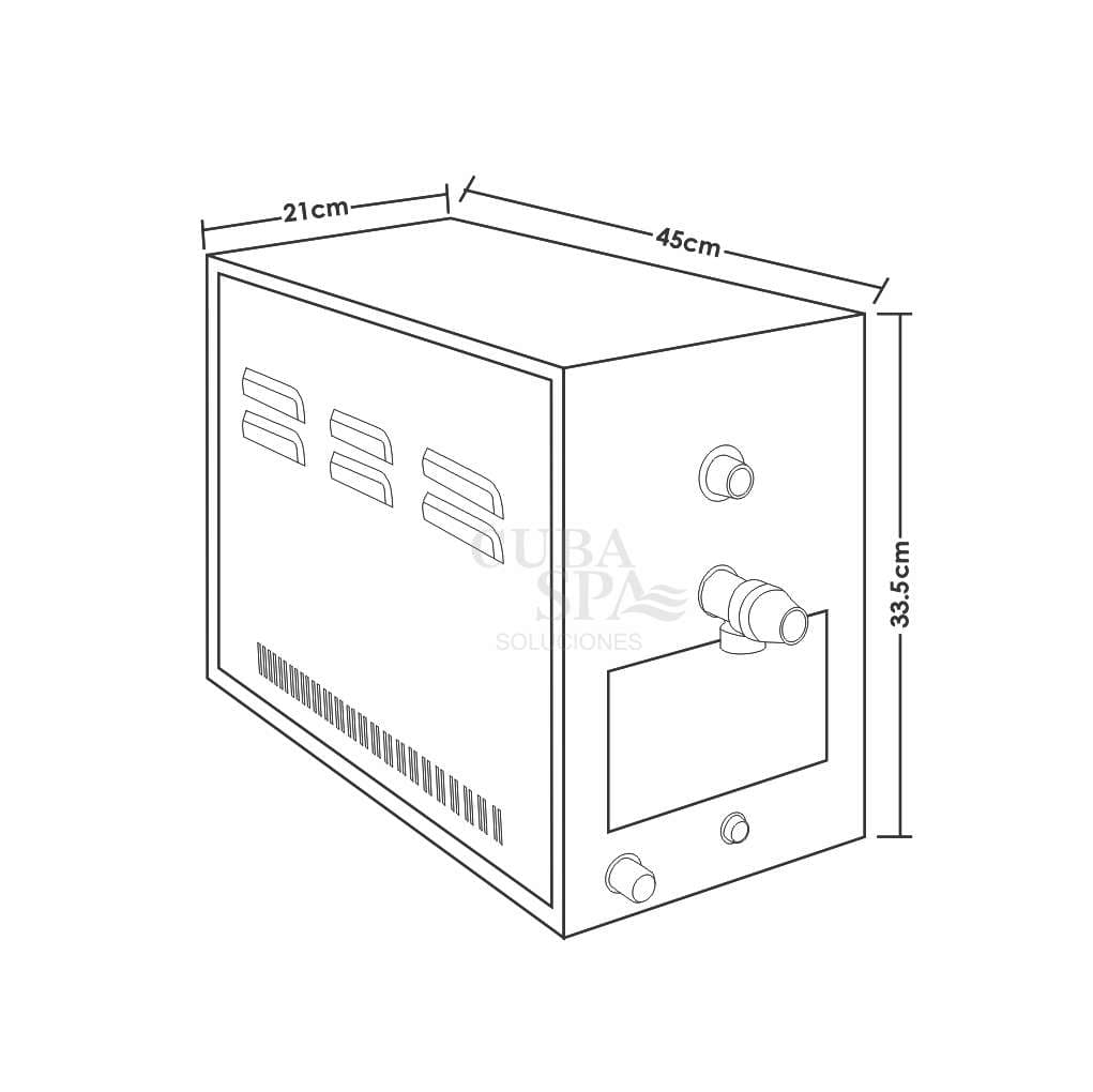 Generador de Vapor Eléctrico ATESTEAM 9kw