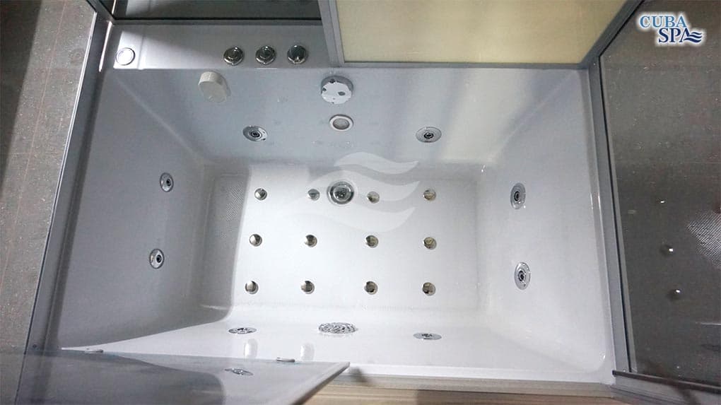 Cabina Hidro-Sauna Minimalista II C. Blanco (1200*850*2150)mm