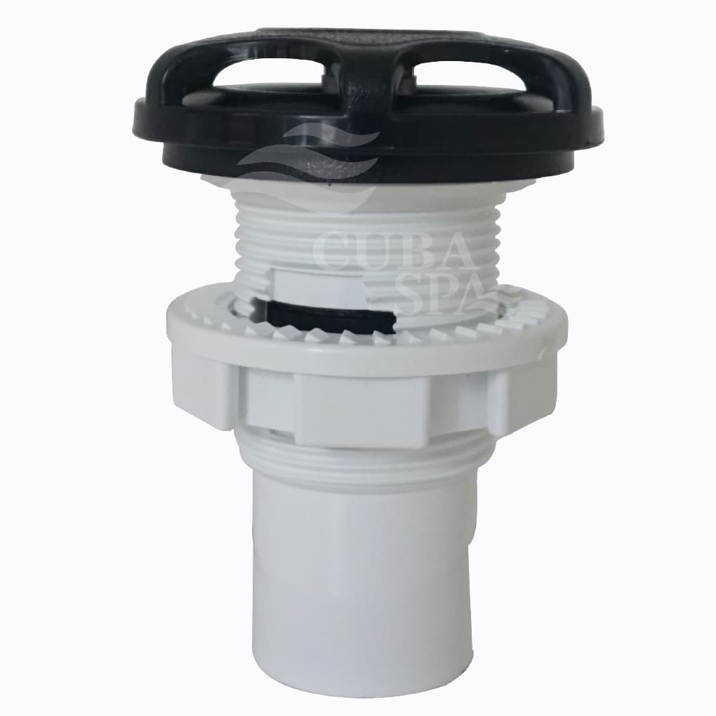 Control de aire Negro de 1"