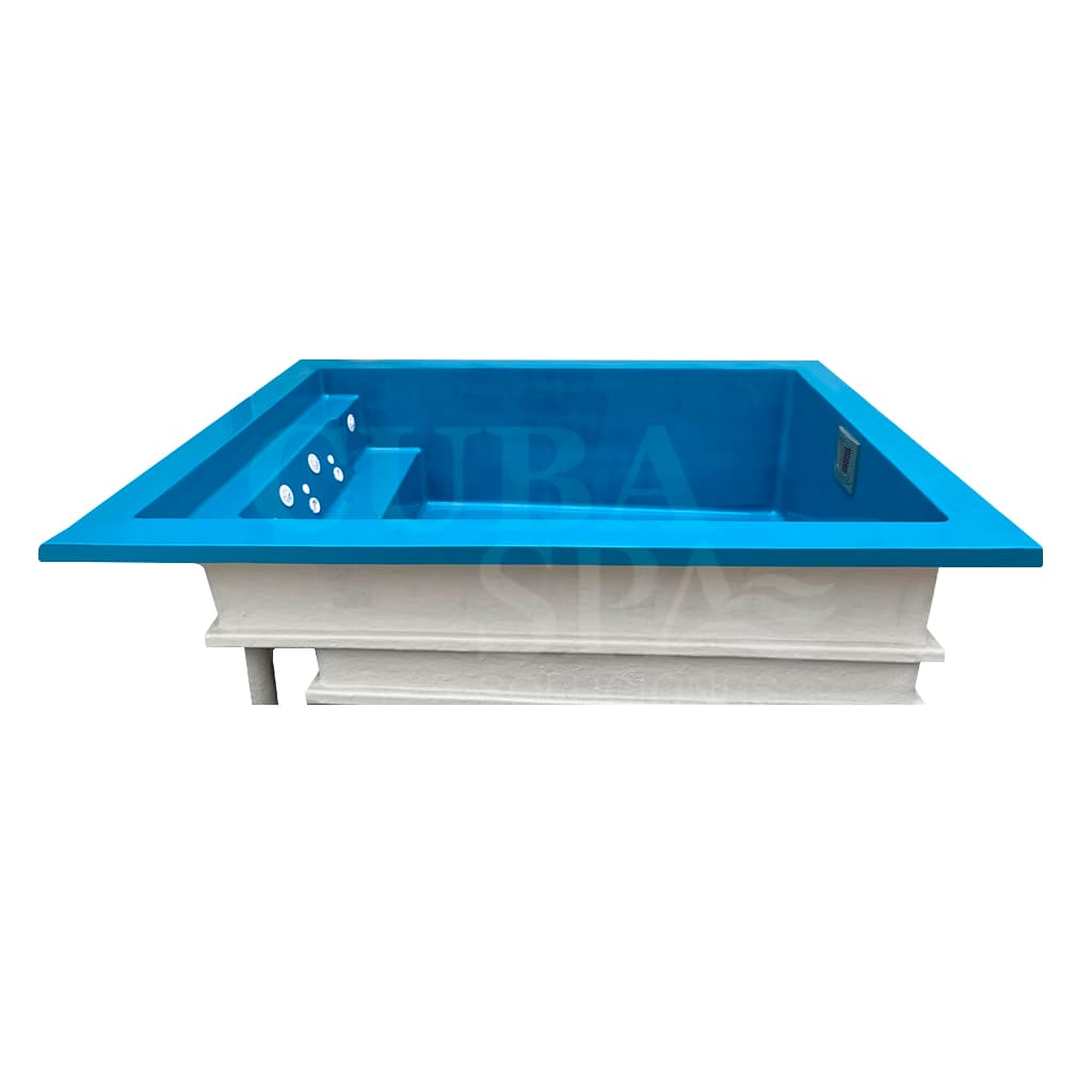 PISCINA EN FIBRA DE VIDRIO MODELO MINIMALISTA DE 3.50 x 2.50 x 1.00