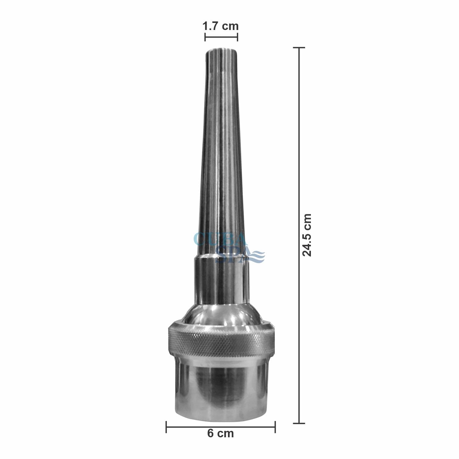 BOQUILLA PLUME JET DE 1 1/2” SALIDA DE 14MM INOX