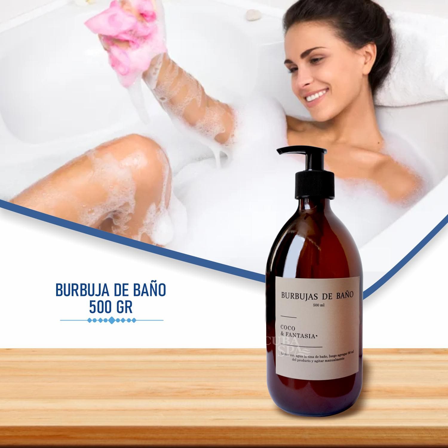 BURBUJA DE BAÑO 500 ML COCO