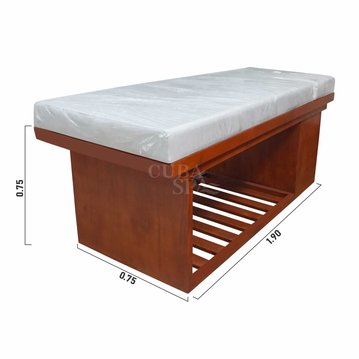 Camilla modelo SAM II 1.90*0.75 | RECLINABLE