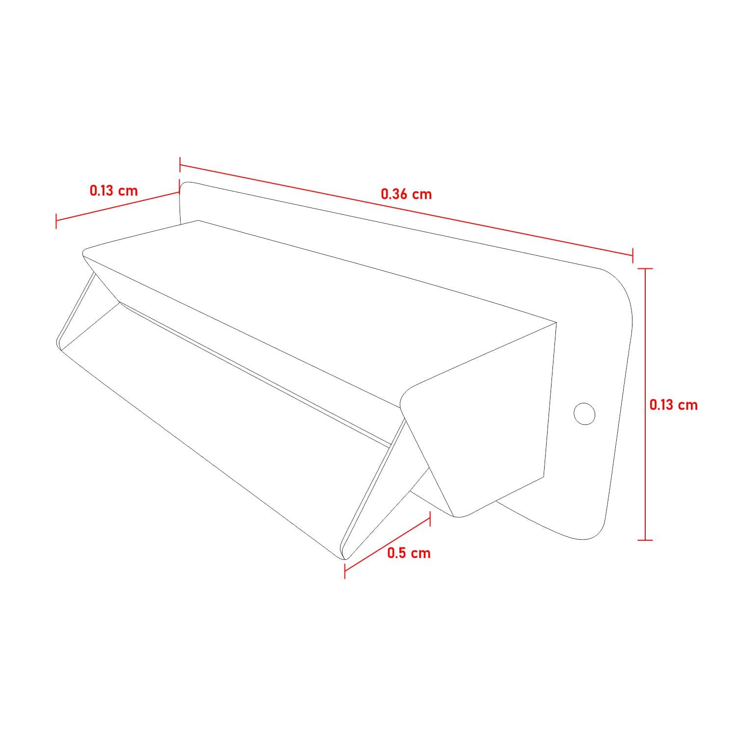 CASCADA DE ACERO INOX. 36CM 0.36×0.13×0.13 cm Acero inoxidable 304 — imagen 7