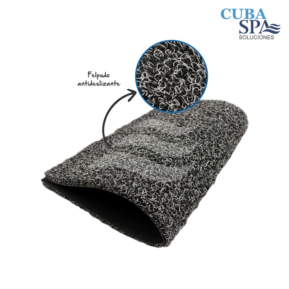 PEDILUVIO NEGRO 69*49*3.5cm | FIBRA DE VIDRIO