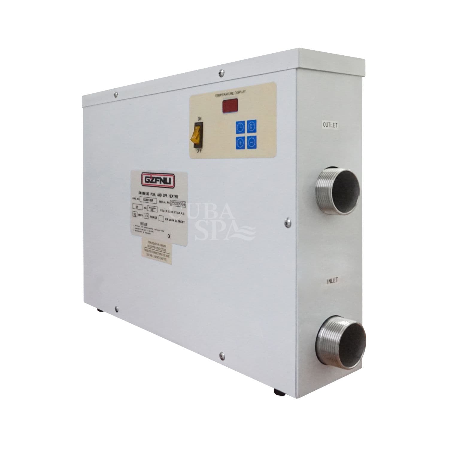 CALENTADOR ELÉCTRICO 11W MONOFASICO o TRIFASICO 220V