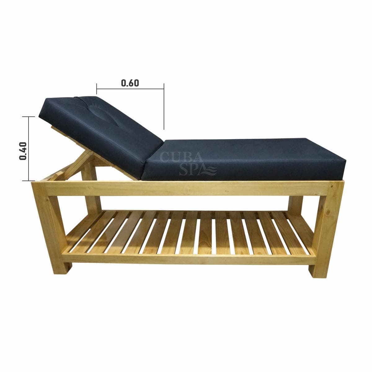 Camilla modelo MINIMALISTA 190*80 | RECLINABLE