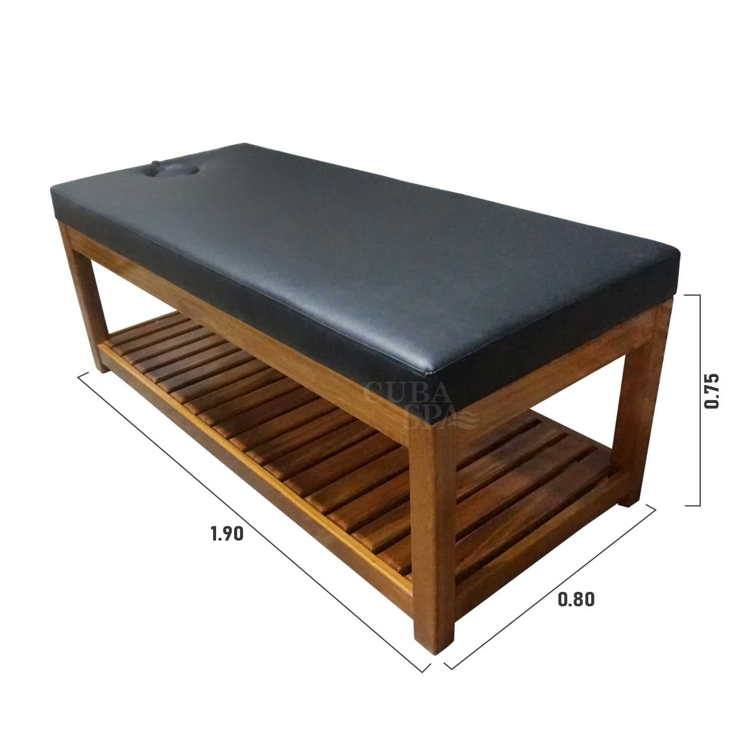 Camilla de Masaje 190x80 Minimalista | Madera Huayruro