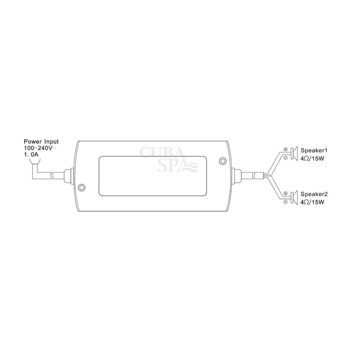 Amplificador de audio Bluetooth