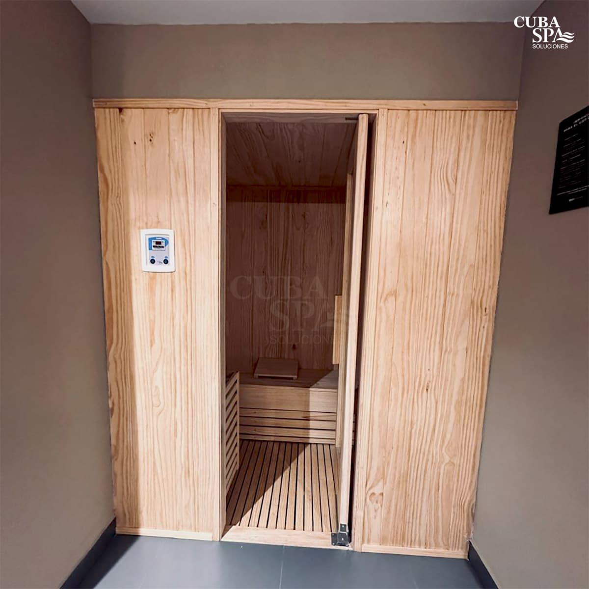 Sauna seco semi fijo M09 180x140