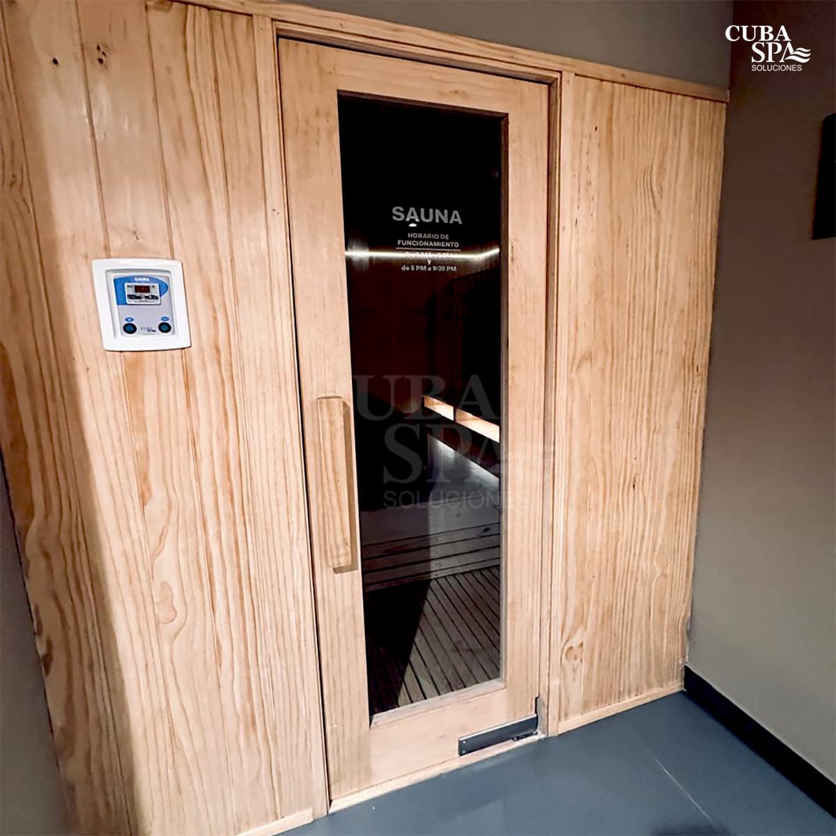 Sauna seco semi fijo M09 180x140