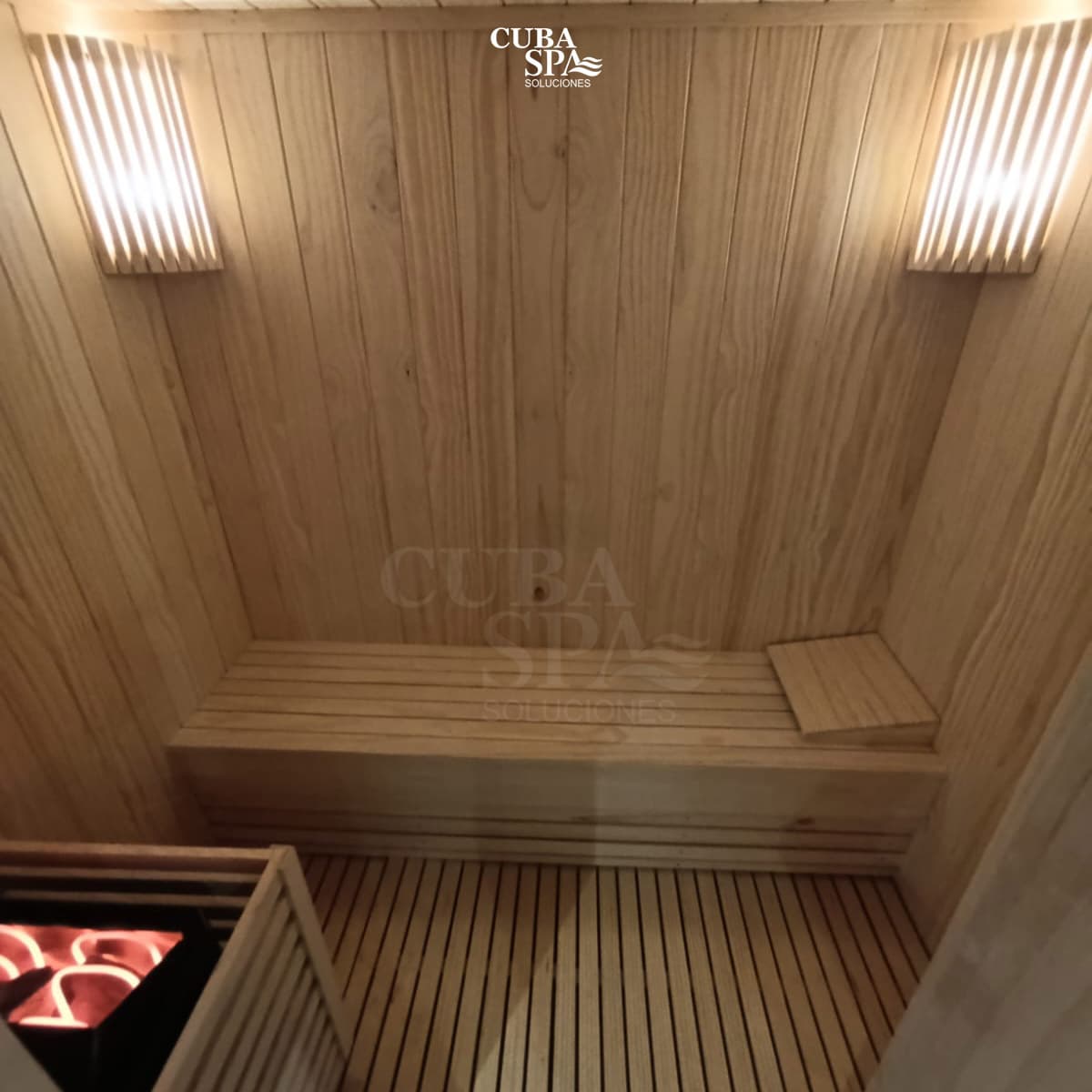 Sauna seco semi fijo M09 180x140