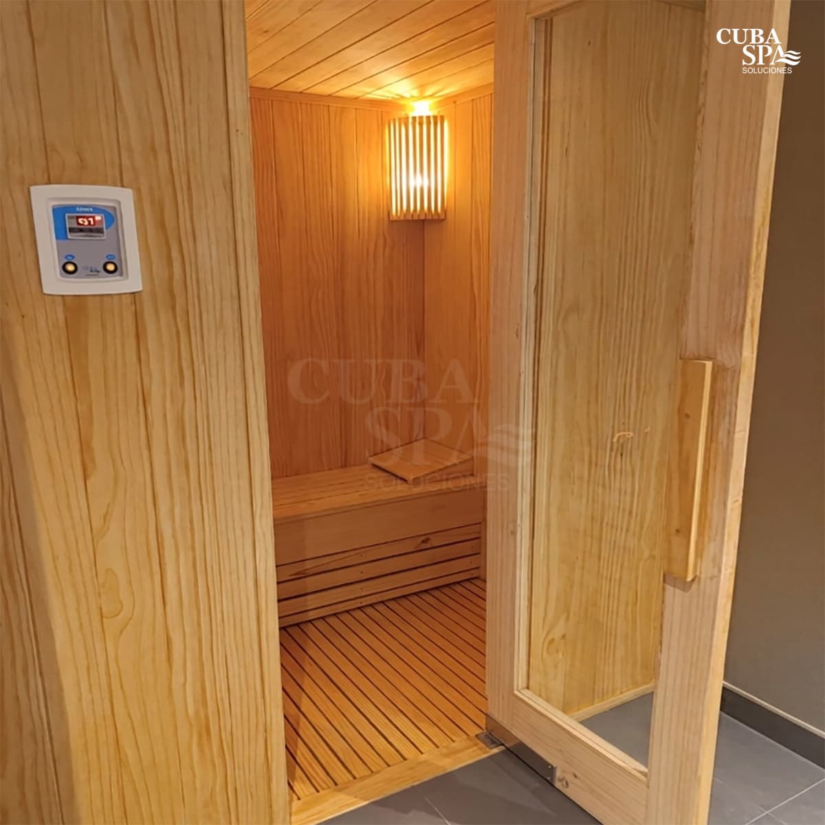 Sauna seco semi fijo M09 180x140