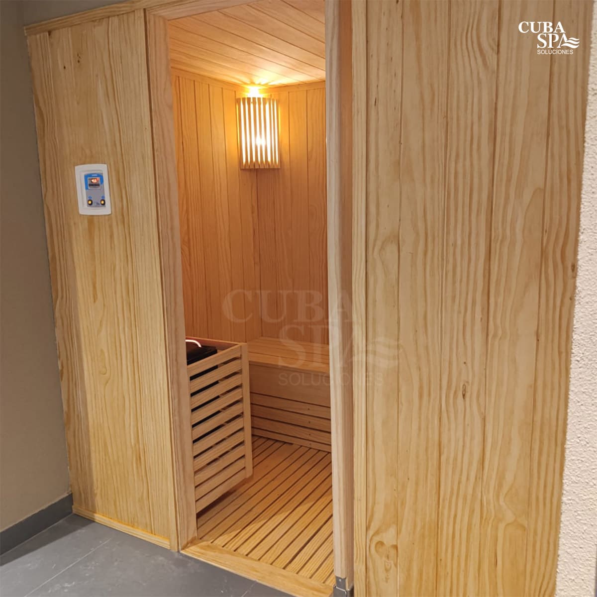 Sauna seco semi fijo M09 180x140