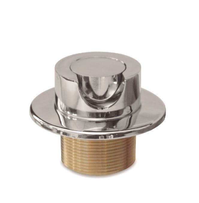 Pulsador On/Off Cylinder Bronce Cromado