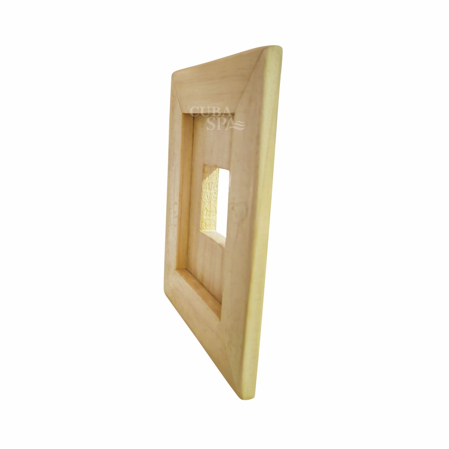 Marco de Madera Pino para Tablero de Sauna