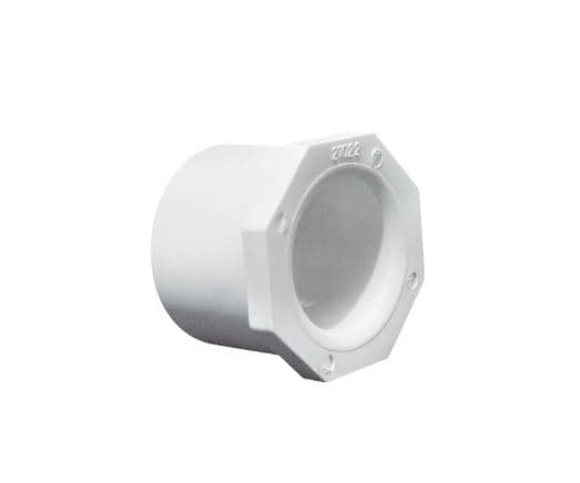 Conex. Pres. Reducción (2 a 1 1/2)" en PVC Blanco SS