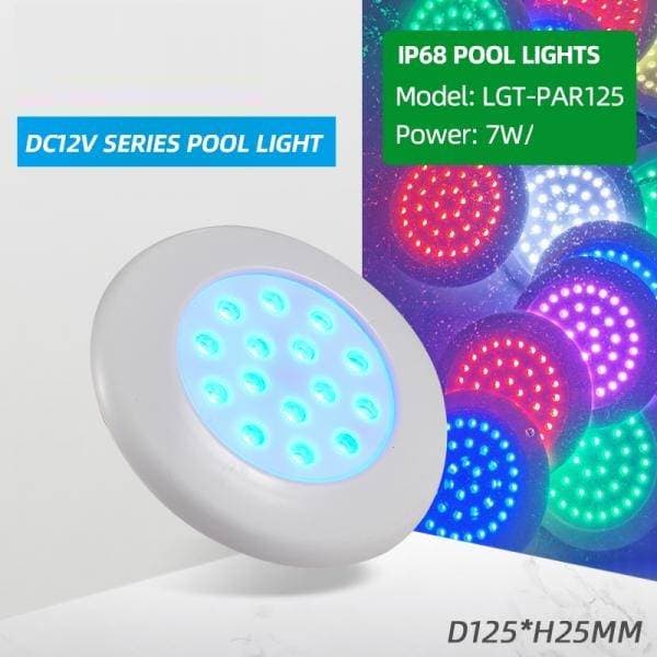 Reflector Ultra-Adosable para Piscina de 7w BLANCO Ø 125 mm — imagen 1