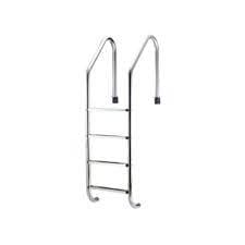 ESCALERA DE ACERO INOX. DE 4 PASOS ANTIDESLIZANTES (WL-SL204B) — imagen 1