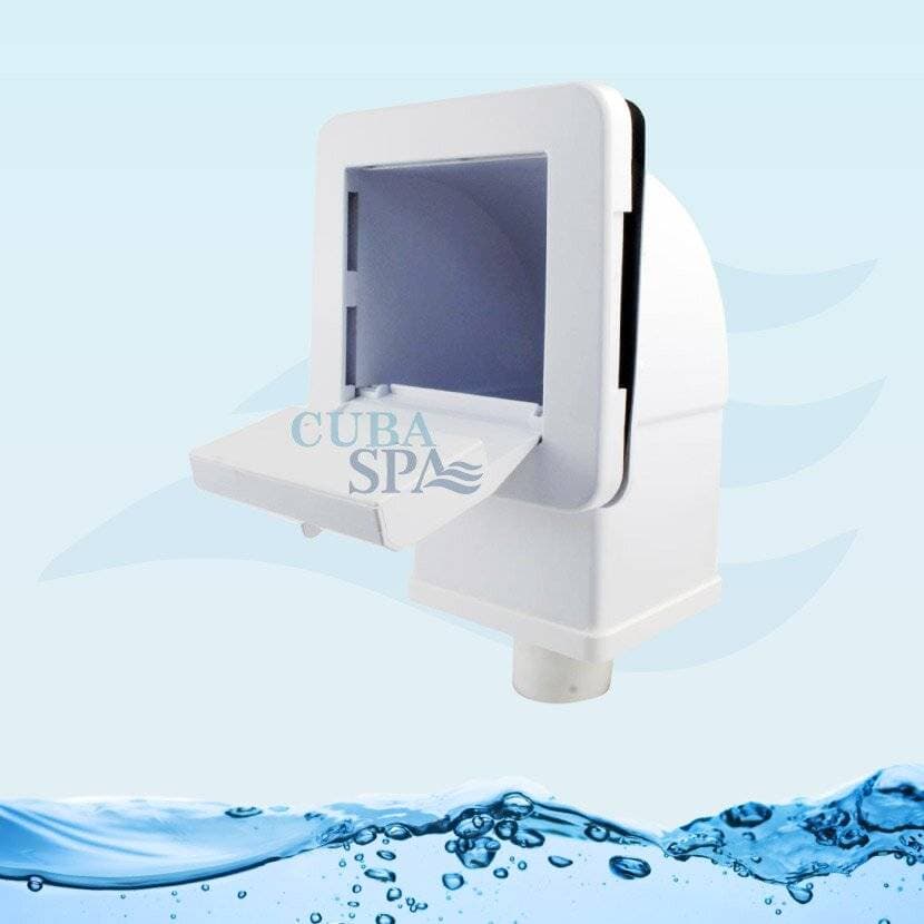 DESNATADOR EN CODO PARA SPA BLANCO — imagen 1
