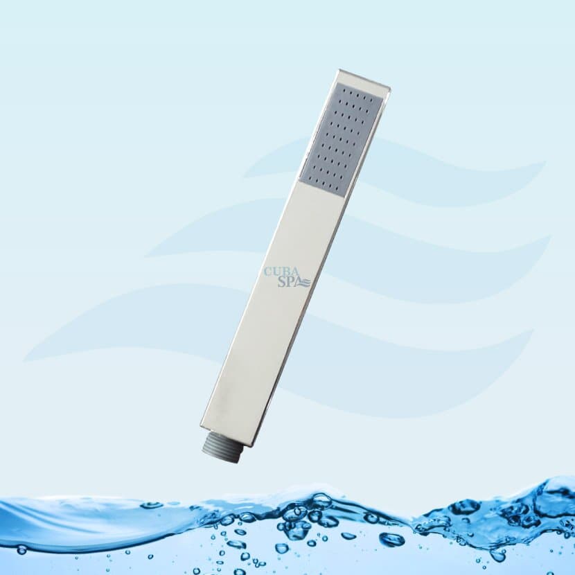 Ducha Teléfono Minimalista Lineal Square ABS Cromado para Jacuzzi